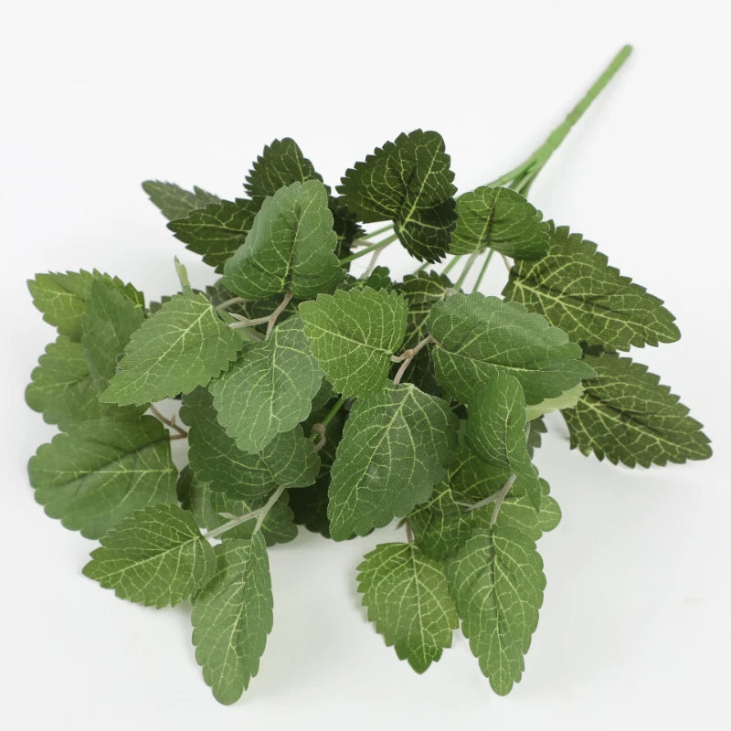 Artificial Silk Leaf Bundle – Fake Plants for Wedding & Home Decor