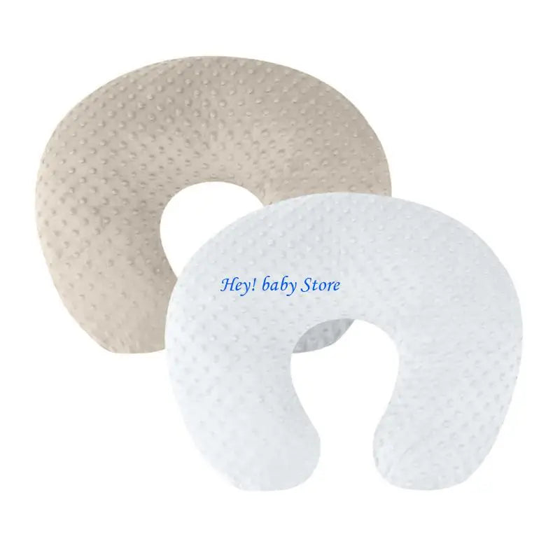 Pack of 2 Soft Cotton Nursing Pillow Covers | Baby Feeding