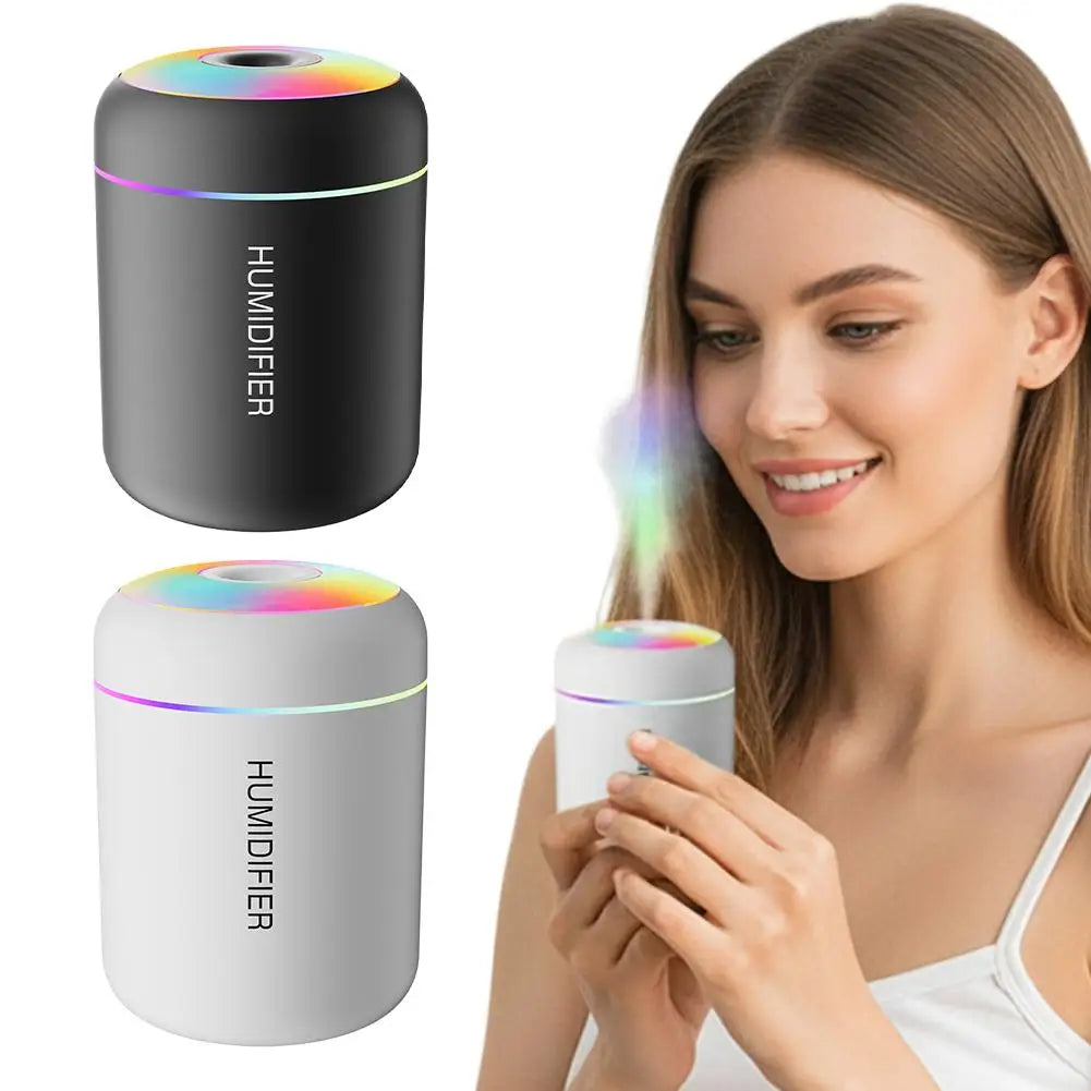 180ML Mini Air Humidifier USB Electric Aroma Diffuser Essential Oil Purifier Aromatherapy Mist Maker Lights For Car Home Bedroom Peaceful Pleasures Health and Wellness