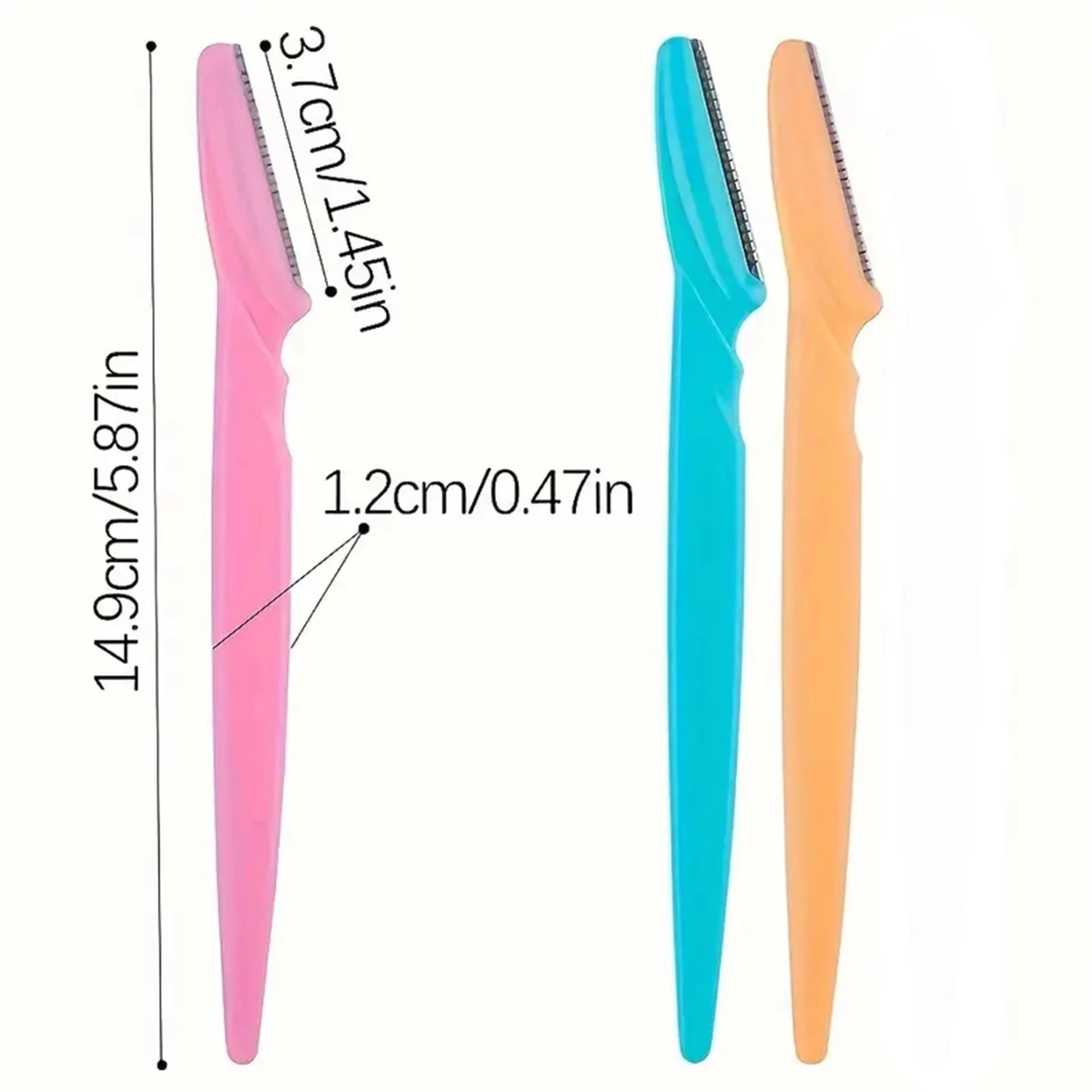 3/5/12/20pcs Eyebrow Razors With Container Facial Eye Brow Trimmer In Case Hair Removal Shaver Safe Blades Trimming Tools Peaceful Pleasures Health and Wellness