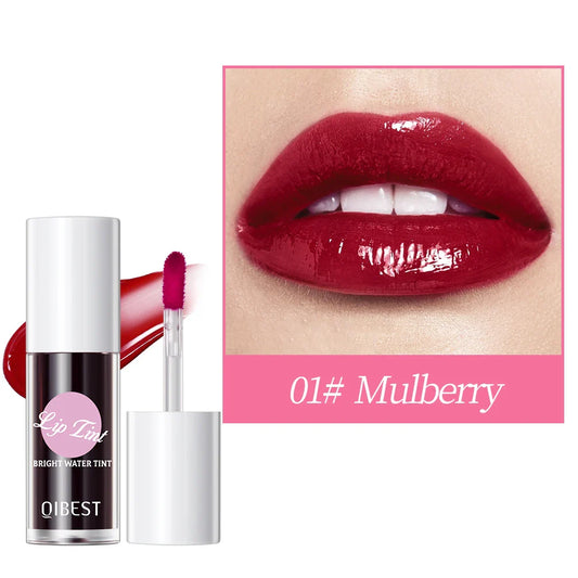 QIBEST Moisturizing Lip Glaze – Dual-Use Lips, Eyes & Cheeks Lip Gloss Tint Oasis Select 01