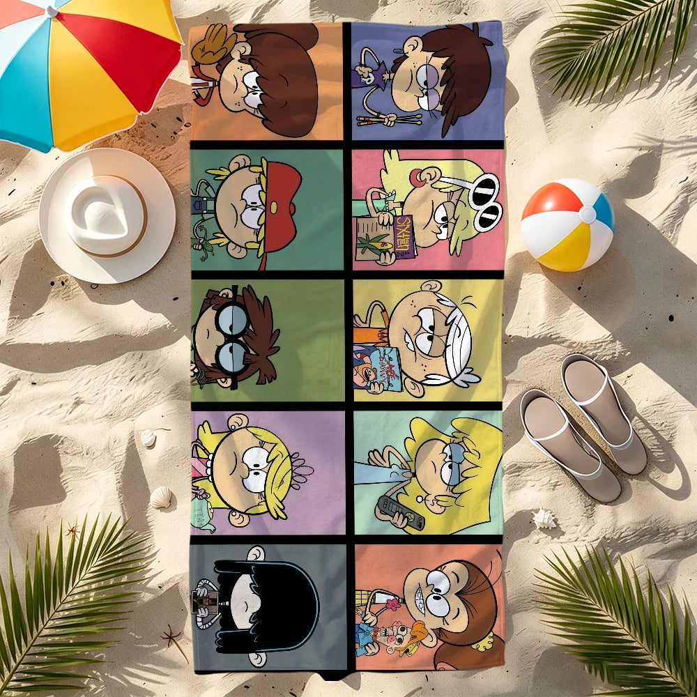 Anime Microfiber Beach Towel – Quick-Dry, Soft, Multi-Size Microfiber Beach Towel Peaceful Pleasures Health and Wellness