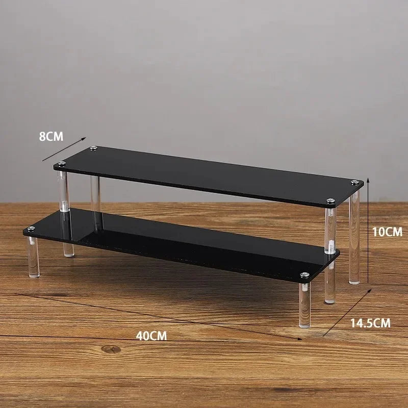 Iridescent Acrylic Display Riser Stand 1–5 Tier | Figures & Cupcakes
