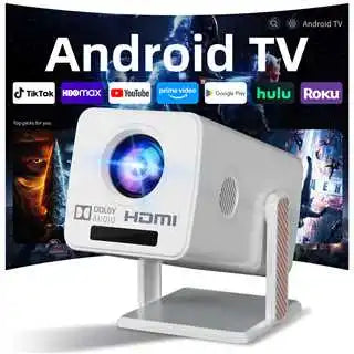 Smart 1080P 4K Android 13 Home Projector | 230 ANSI Auto Keystone
