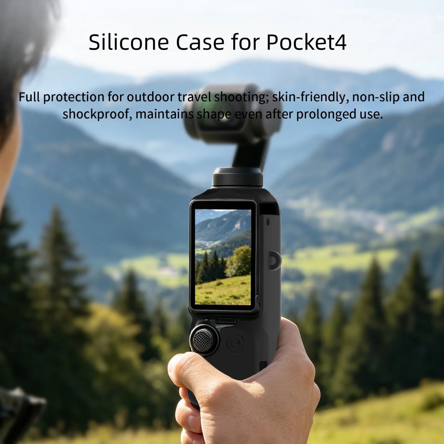 Suitable For DJI Pocket4 Lens Protective Case Screen Protective Case Camera Protective Case Battery Protective Case Peaceful Pleasures Health and Wellness