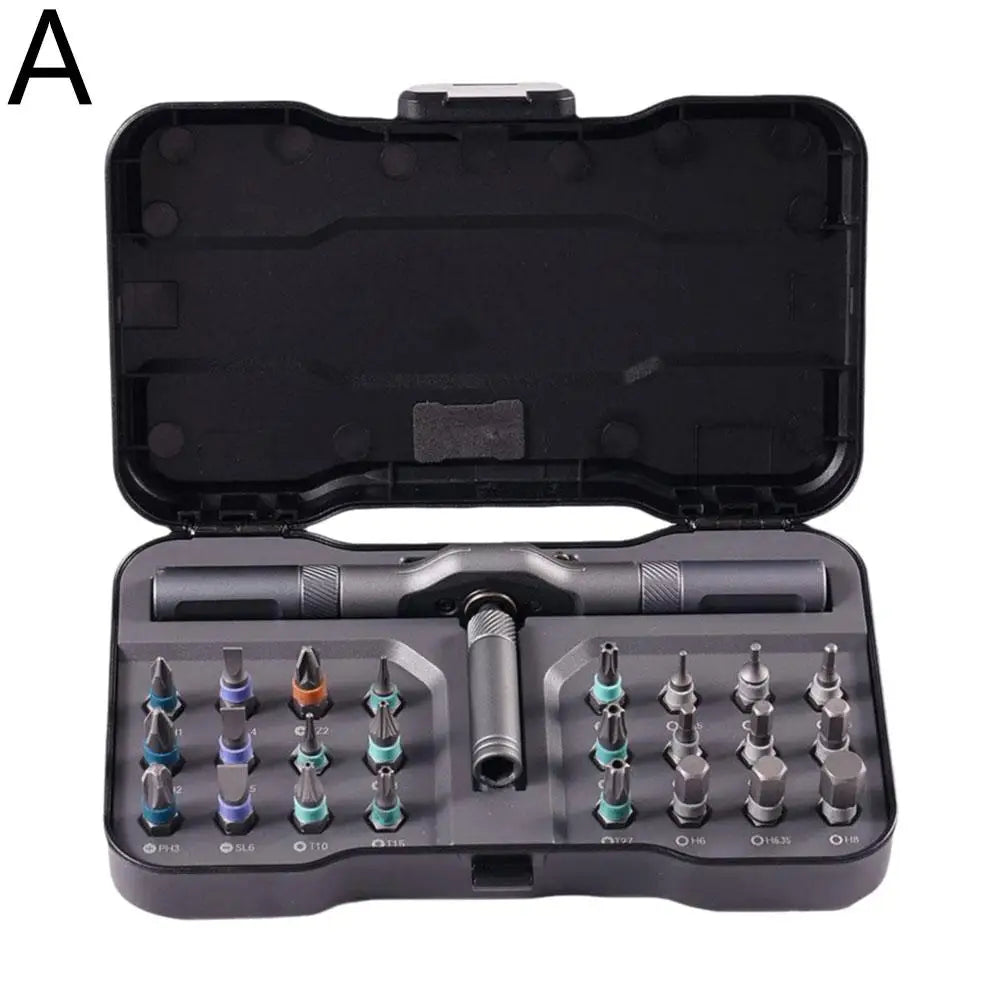 24-in-1 Screwdriver and Ratchet Wrench Set for Home Repair Peaceful Pleasures Health and Wellness A