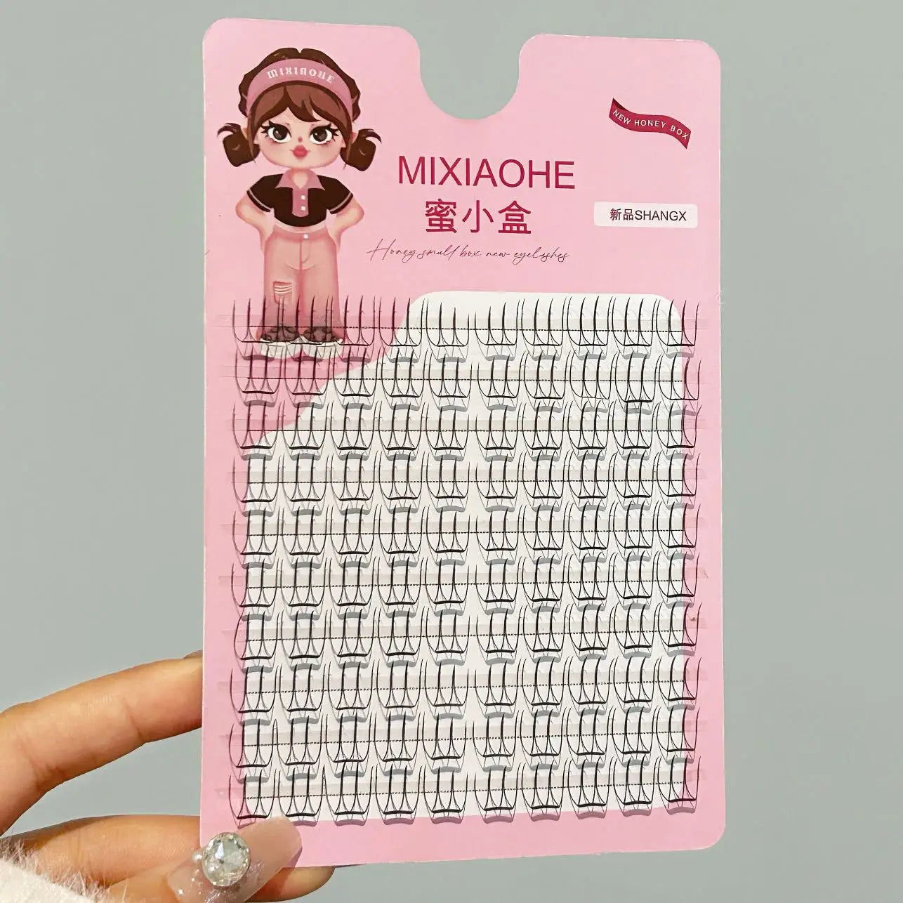 Korean U-Shape Wispy False Eyelashes | Comic Style DIY Lashes