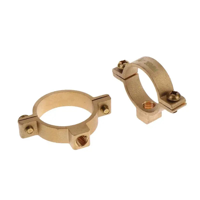 15-40MM OD Tube Brass M10 Pipe Clamp Durable Bracket Hanger Fixation Support for Water Gas Plumbing Hardware Peaceful Pleasures Health and Wellness