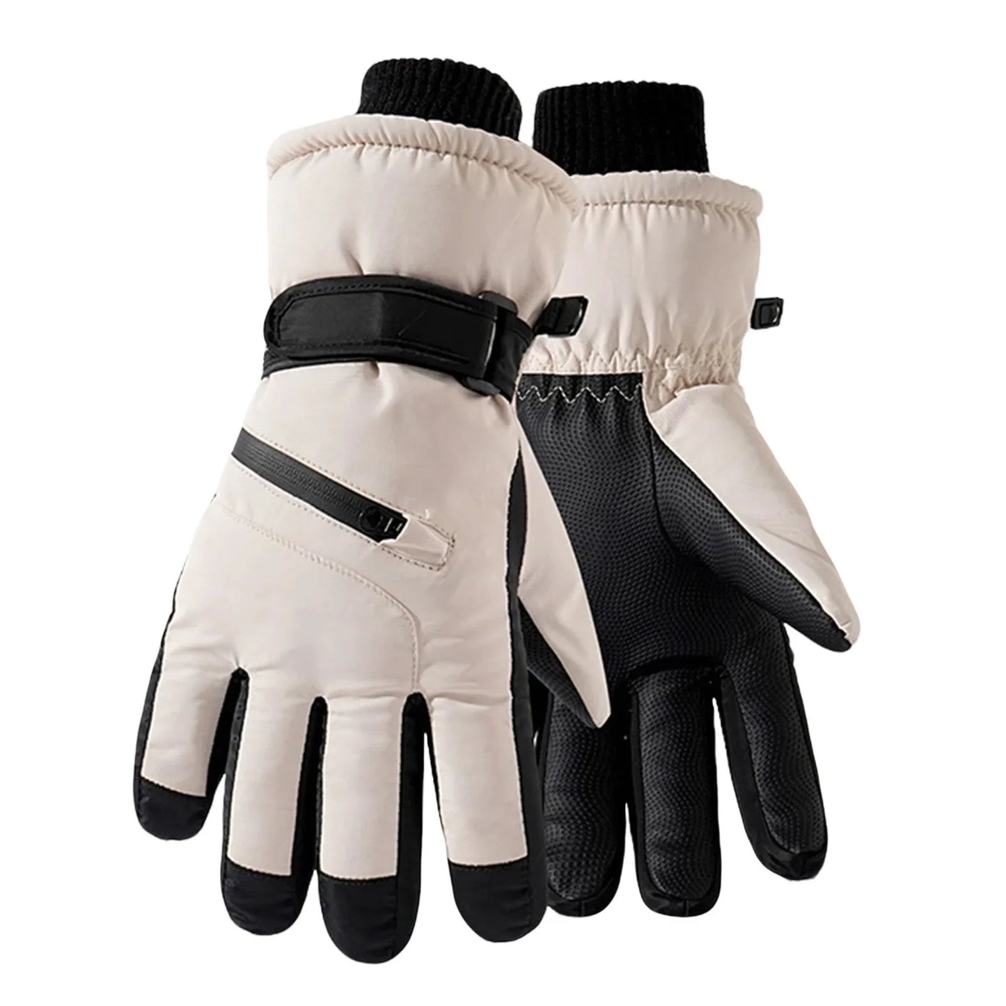 Unisex Thermal Ski Gloves | Fleece-Lined Touchscreen Winter Gloves