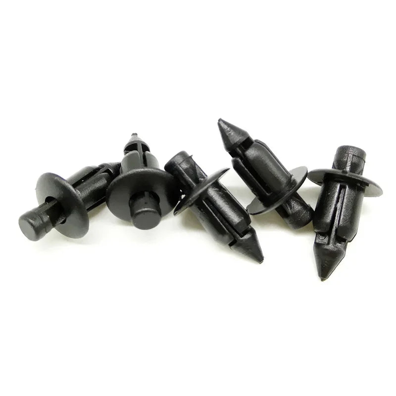 100 Pcs Plastic Bicycle Fairing Rivet Setting Panel Fastener Clips For Honda Fastener Clips For Honda Suzukii Kawasakii Peaceful Pleasures Health and Wellness