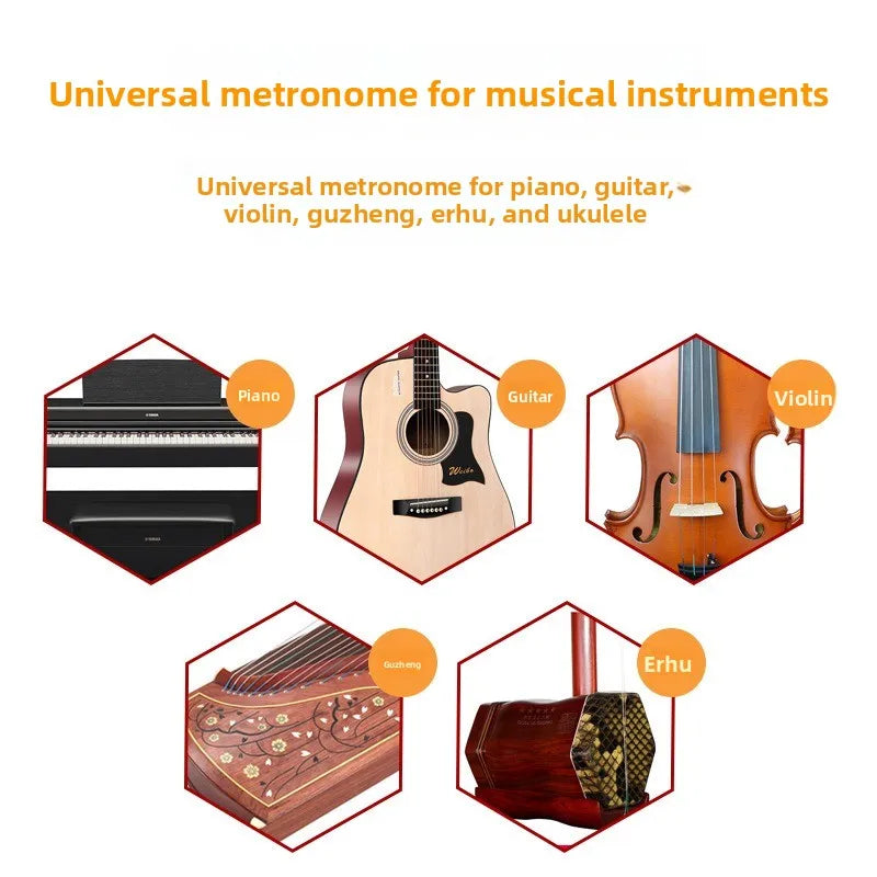 Mix M50 Mini Electronic Metronome Piano Guitar Guzheng Violin Rhythm