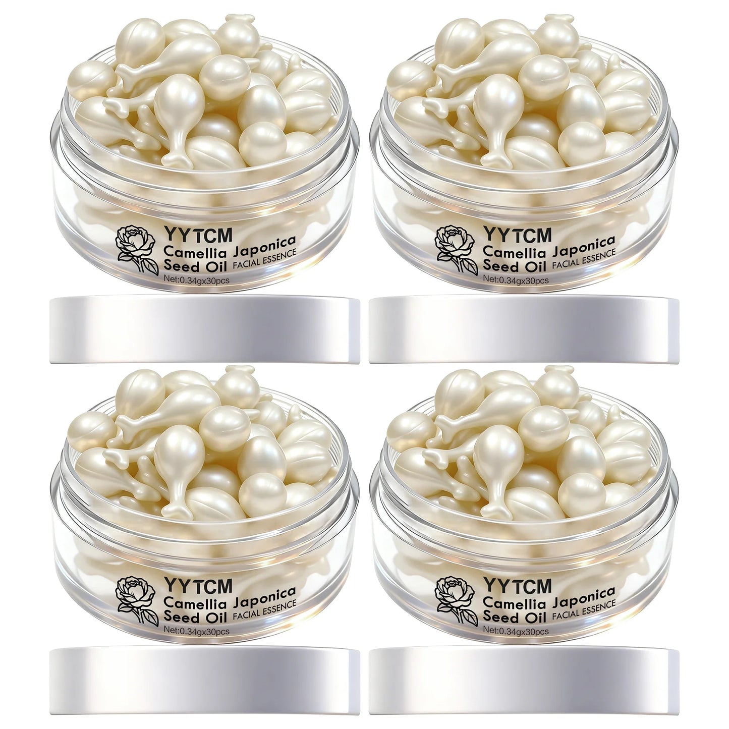 Camellia Seed Oil Essence Capsules – Squalane & Retinol Serum