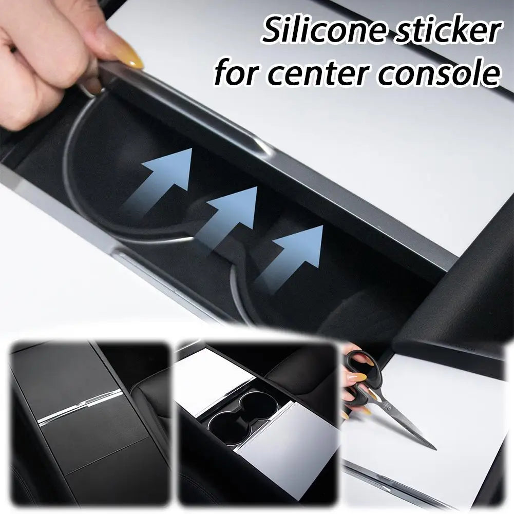 silicone adhesive patch for the central control panel of the Tesla Model3/Y/YL for Interior Suit Accessories Peaceful Pleasures Health and Wellness