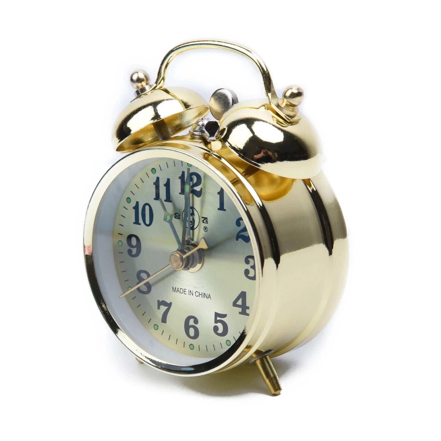 1 Pcs Metal Mechanical Alarm Clock Intelligent With Mechanical Spring 7cm Compact Design Metal Texture Peaceful Pleasures Health and Wellness