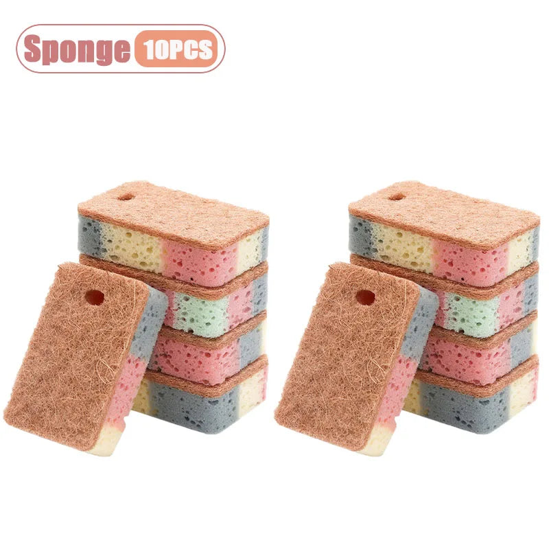 Dual-Sided Cellulose Dish Sponges | Colorful Kitchen Scourers