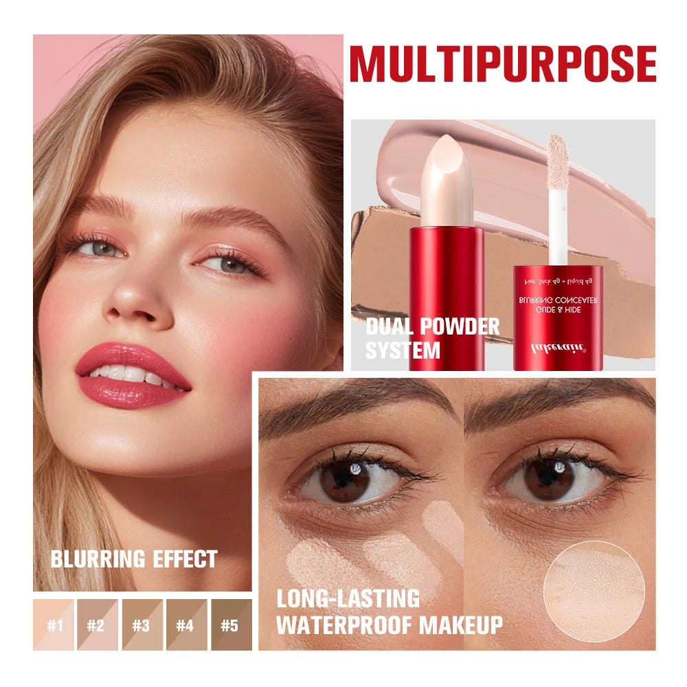 Super Concealer Creamy Glide Blurring Texture Conceals Dark Circles Wrinkles Long Lasting Water Proof Base Makeup Peaceful Pleasures Health and Wellness