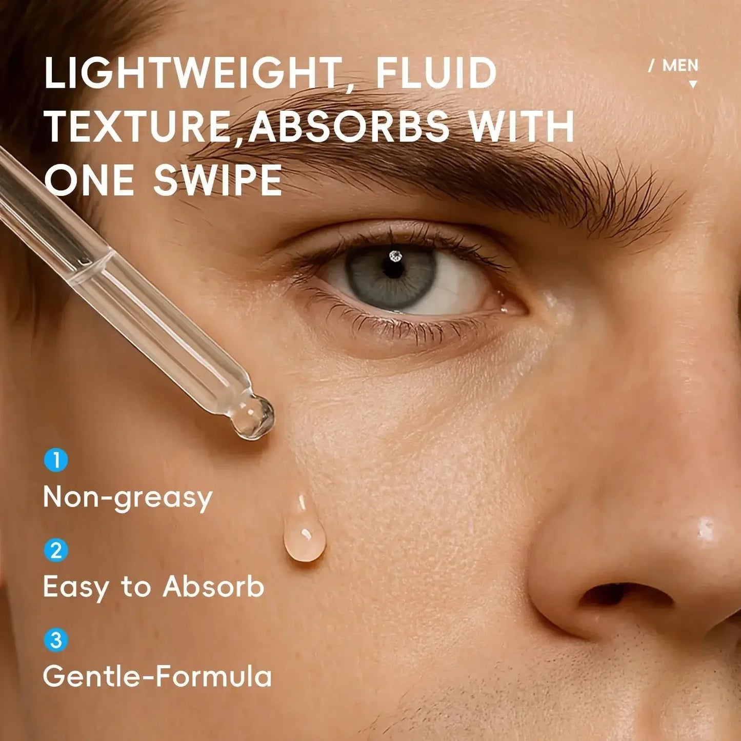 LAIKOU Men's Hyaluronic Acid Serum 30ml – Hydrating & Firming