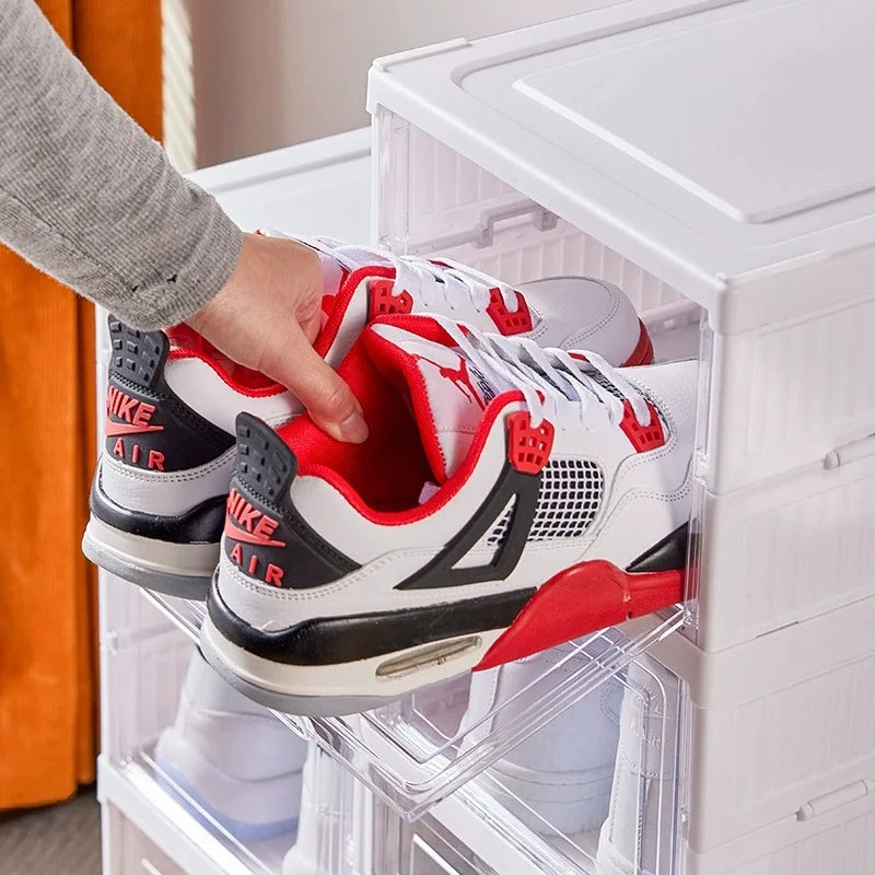 Foldable Shoe Rack Organizer | No Assembly 6-Layer Cabinet