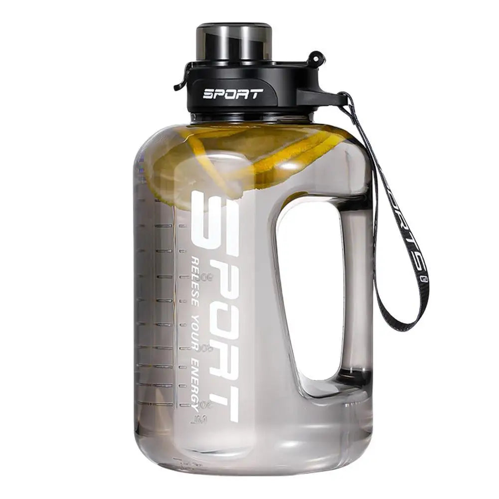 2.5L Large Capacity Water Bottle,Leakproof,Heat-Resistant Perfect for Gym, Hiking, Camping,Travel for Men & Women Fitness Bottle Peaceful Pleasures Health and Wellness A