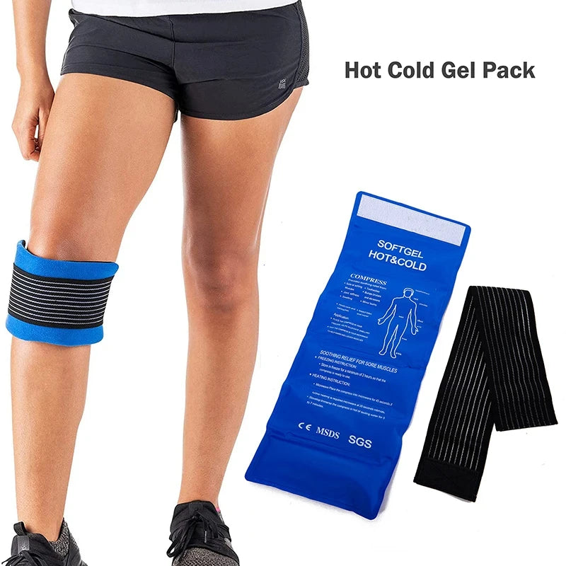 Reusable Hot & Cold Gel Pack | Flexible Ice & Heat Therapy Pad