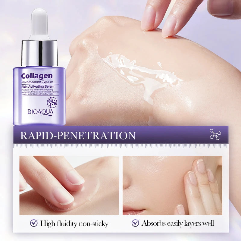BIOAQUA Collagen Face Serum – Anti-Aging & Moisturizing