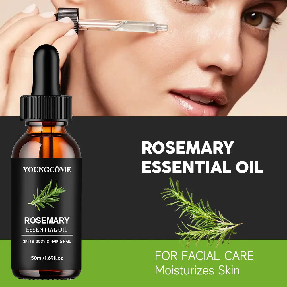 Rosemary Essential Oil Scalp Serum – Hair Growth & Anti-Frizz