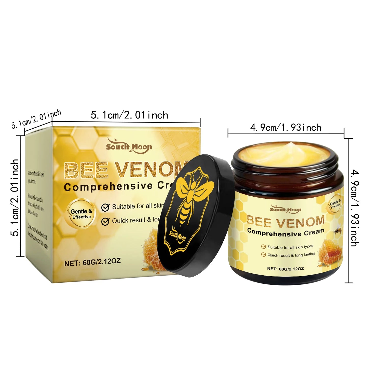Bee Venom Moisturizer – Firming & Brightening Body Cream 60g