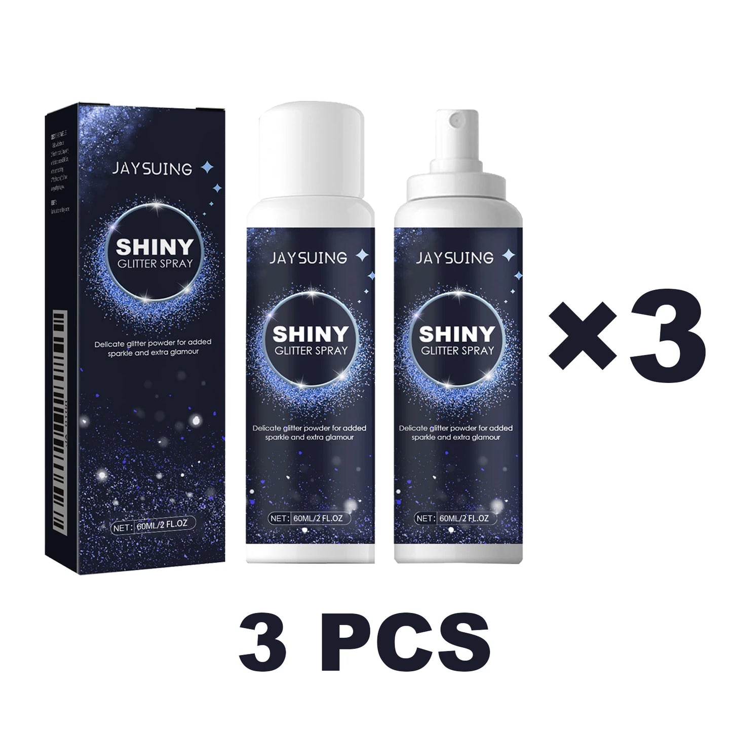 Holographic Glitter Spray for Face, Body & Hair | Party Shimmer