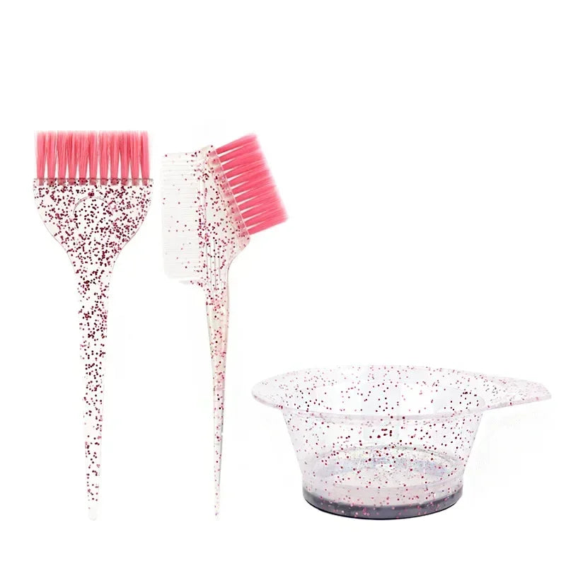 Hair Dye Brush & Mixing Bowl Set (2 Sets) | DIY Salon Tinting Hair Dye Brush Set Peaceful Pleasures Health and Wellness 01