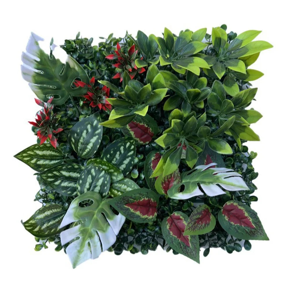 Artificial Plant Wall Panel 25x25cm | Faux Greenery Tile