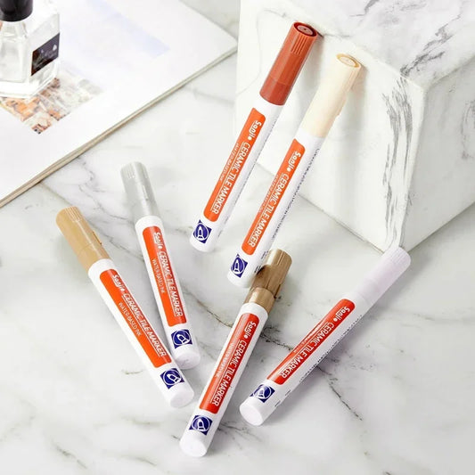 White Waterproof Grout Pen – Tile Seam Repair Marker Grout Repair Pen Peaceful Pleasures Health and Wellness