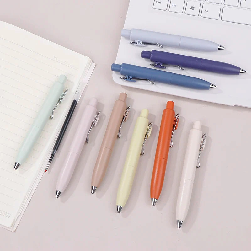0.5mm Mini Pocket Gel Pen – Quick Dry, Waterproof & 10 Refills