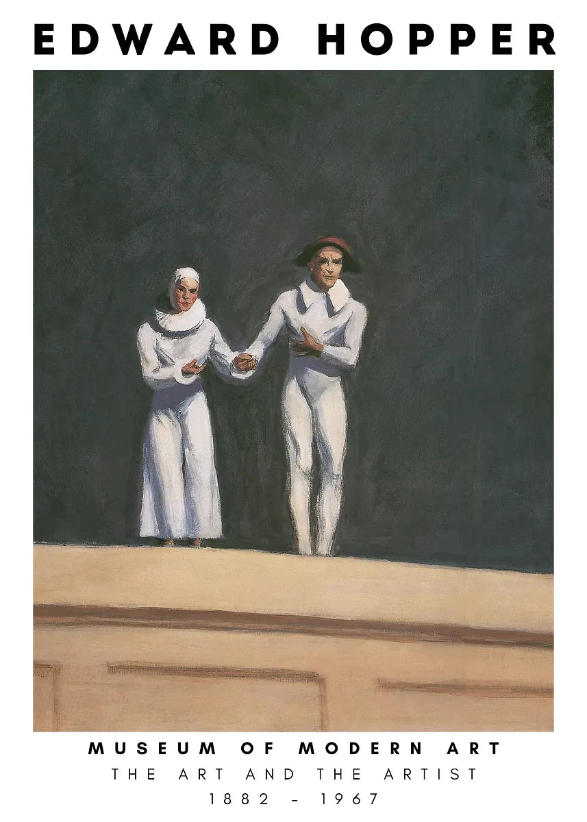 Edward Hopper Museum Exhibition Abstract Posters and Prints Canvas Painting Wall Art Picture for Living Room Home Decor Cuadros Peaceful Pleasures Health and Wellness DM89-8 40x50cm Unframed