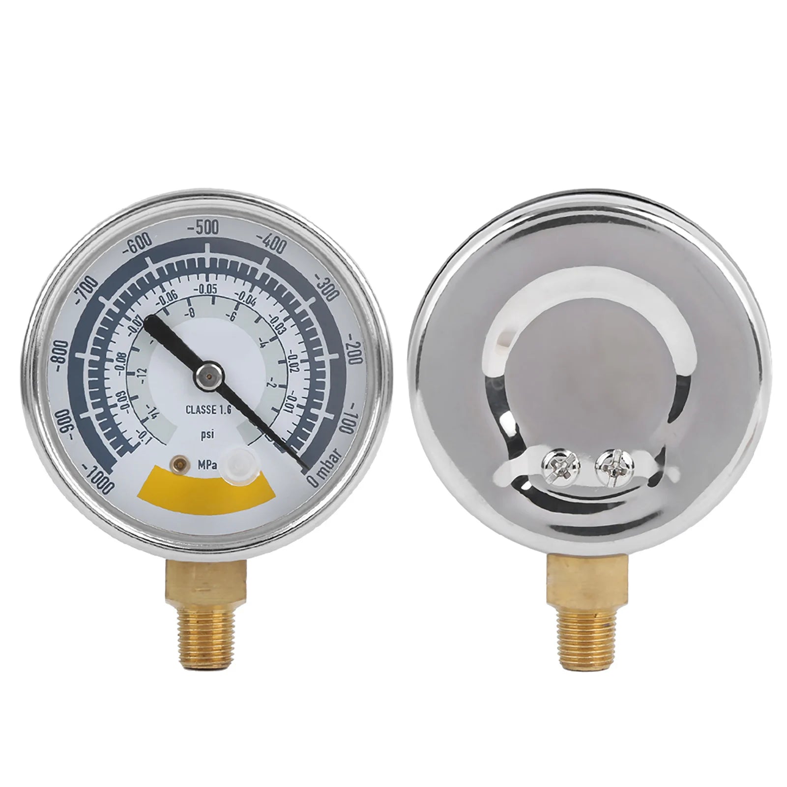 Vacuum Gauge NPT1/8in Pressure Gauge Pressure Gauge Accurate Air Gauge Instrument for Vacuum Pump 0‑14psi NPT 1/8in Connector Peaceful Pleasures Health and Wellness
