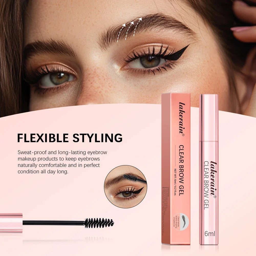 Clear Brow Gel – Waterproof Long-Lasting Transparent Formula