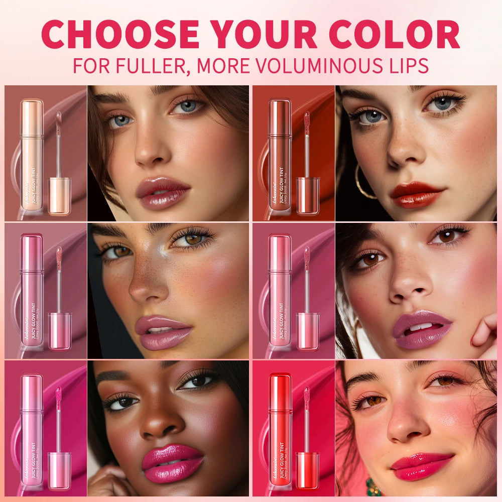 Waterproof Lip Gloss Long Lasting Moisturizing Halo Dyeing Mirror Glass Shine Color Cosmetics Care Oil Plumper Peaceful Pleasures Health and Wellness