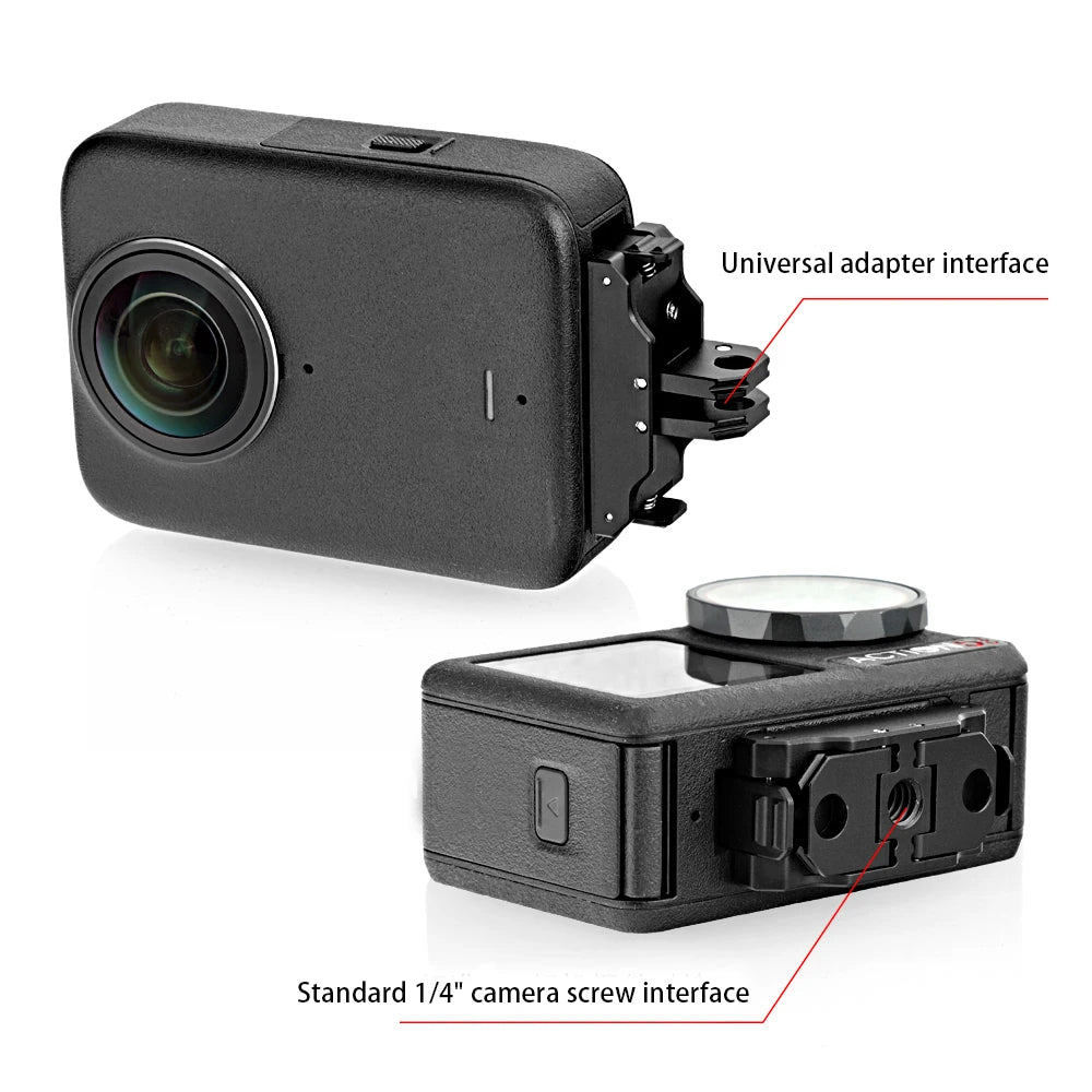 Magnetic Camera Mounting Base With 1/4 Inch Screw Hole Quick Release Foldable Extension Mount For DJI Osmo 360 Camera Peaceful Pleasures Health and Wellness