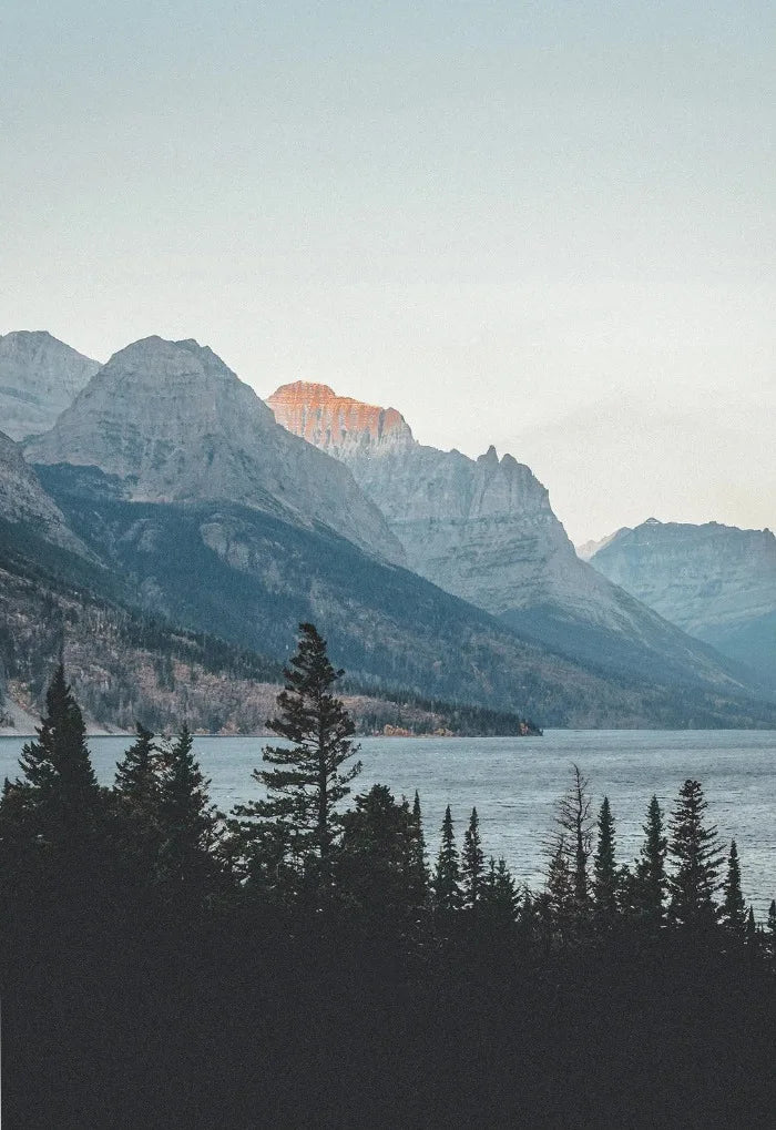 Natural Mountain Scenery Canvas Print | Modern Wall Art Canvas Wall Art Peaceful Pleasures Health and Wellness 8 50x70cm Unframed