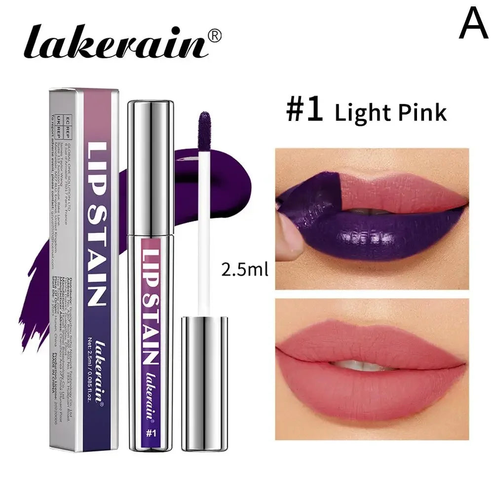 Lip Liner Stain, Peel Off Lip Liner & Lip Gloss, Long Lasting Waterproof Matte Color and Glossy Shine, Transfer-Proof Lip Makeup Peaceful Pleasures Health and Wellness 01 Light Pink