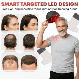 Head Massage Cap, Scalp Care Cap, Hair Management Massage Cap. 4 Frequency Mode Selections, Alternating Type, Long Duration Type. Red and Blue Colors for Care Purposes, Multiple High-Quality Red and Blue Color Beads. With Tim Peaceful Pleasures Health and Wellness Default Title