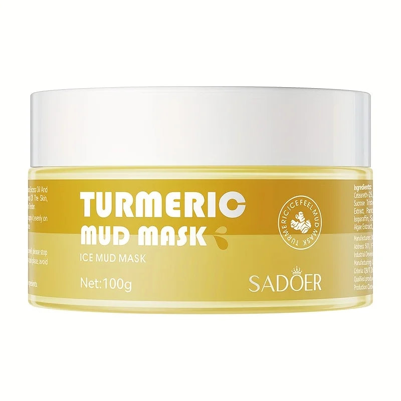 SADOER Turmeric & Ginger Mud Mask – Moisturizing Face Mask
