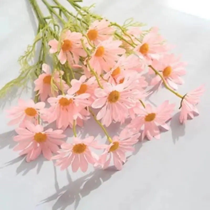 Silk Daisy Chrysanthemum Artificial Flower Bouquet 2/4PCS
