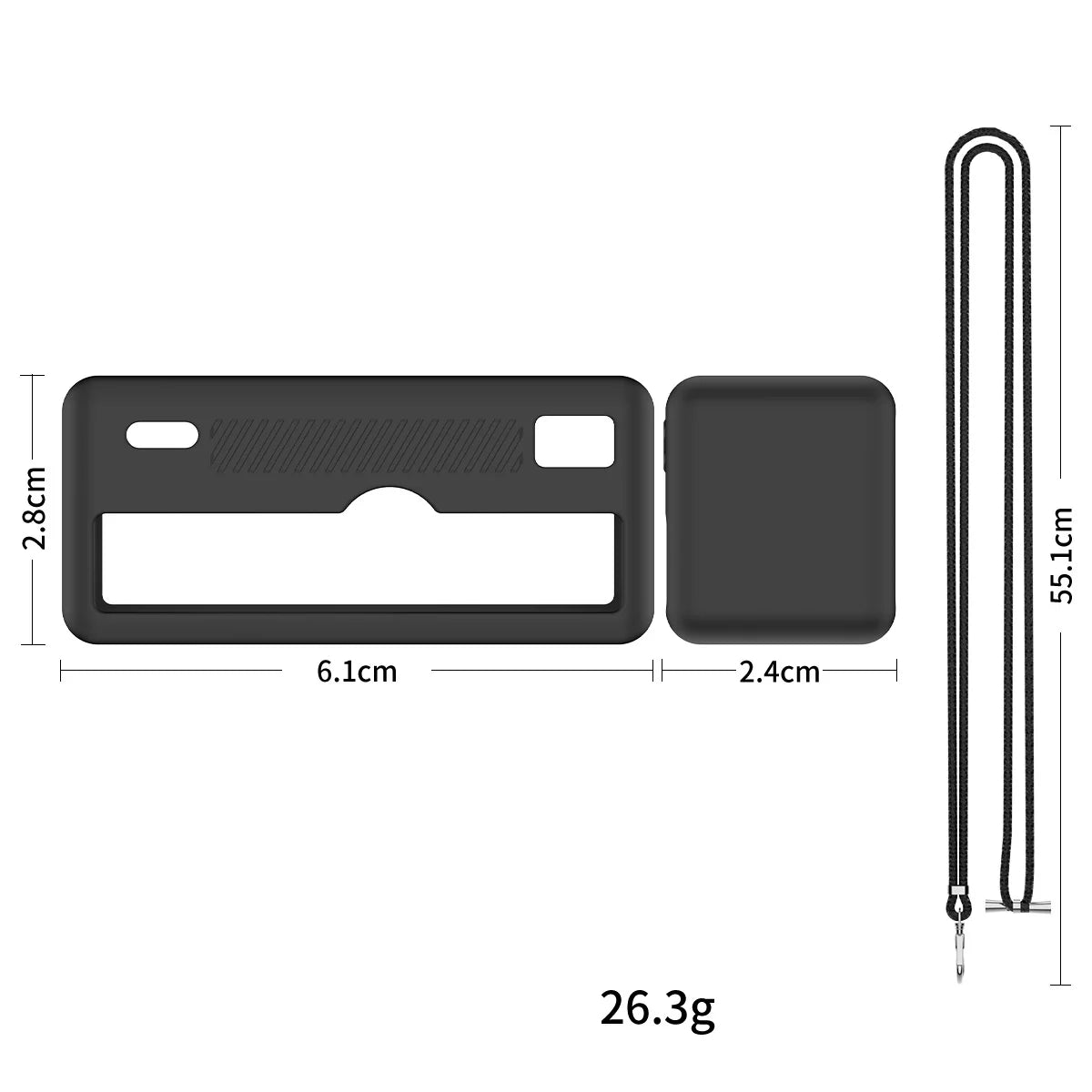 Silicone Case for KODAK Charmera Keychain Camera – Shockproof