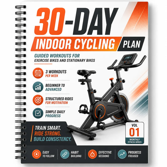 30 Day Structured Cycling Plan Designed Indoor Stationary Bike Peaceful Pleasures Health and Wellness