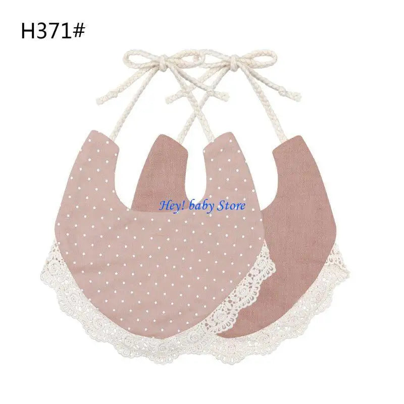 Vintage Floral Double-Sided Baby Bib | Cotton, 0–1Y