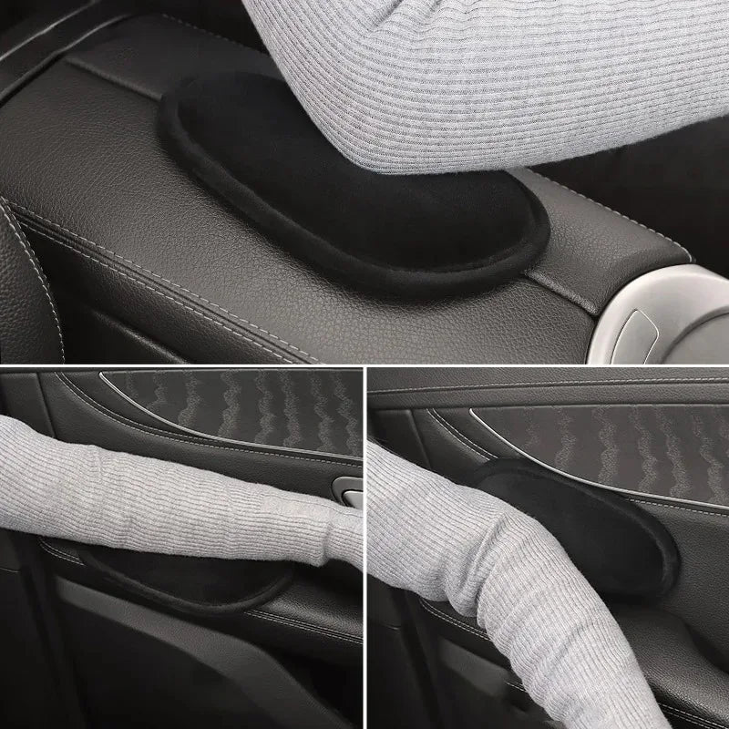 Soft Car Knee Cushion Plush Comfortable Universal Elbow & Thigh Support Pillow for Interior - Automobile Seat Knee Pad Accessory Peaceful Pleasures Health and Wellness