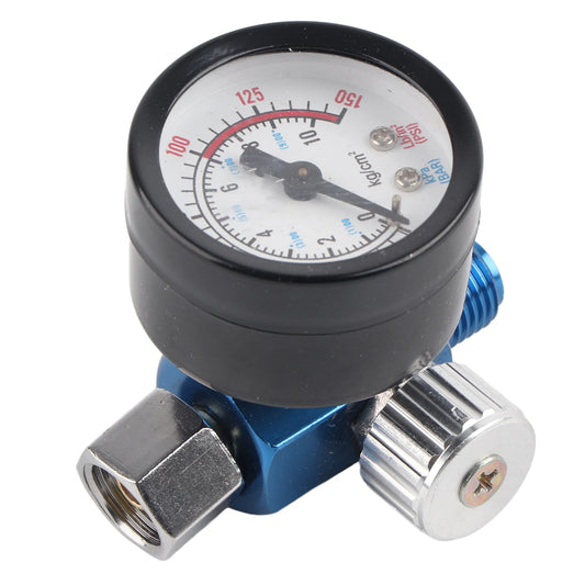 1 4 Spray Paint Gun Air Pressure Regulator Gauge Pneumatic Tool Peaceful Pleasures Health and Wellness Default Title