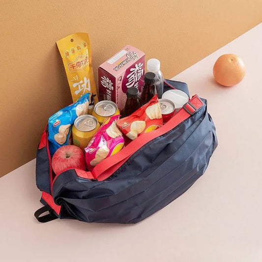 Large Foldable Reusable Shopping Bag – Travel & Organizer Tote Foldable Tote Bag Peaceful Pleasures Health and Wellness