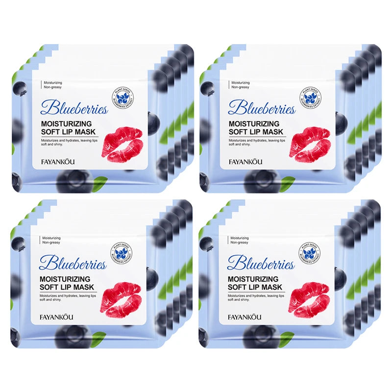 Crystal Collagen Lip Mask Patches – Cherry & Strawberry Plumper