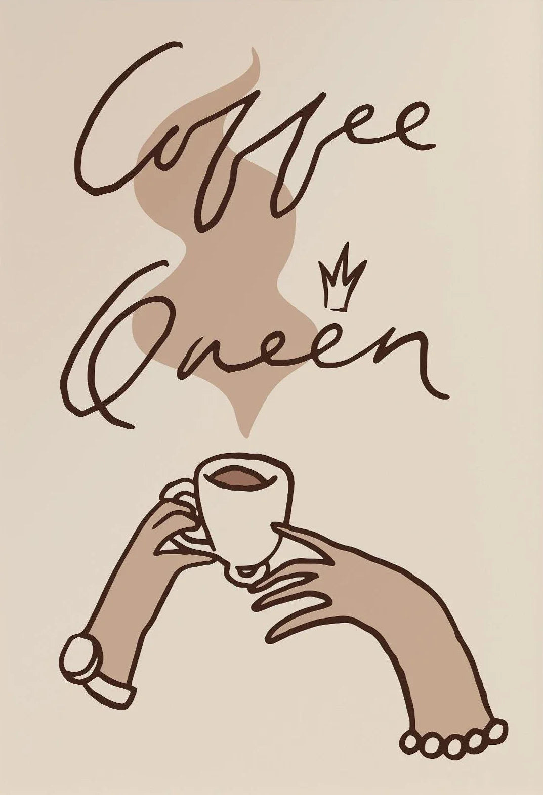 Retro Coffee Café Canvas Wall Art | Kitchen Decor Gift